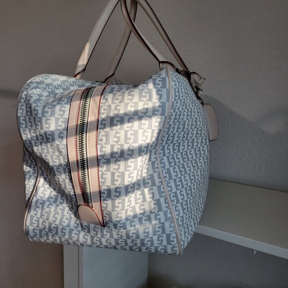 SPRAYGROUND Limited EDITION Rose Money Check Duffle NEW MONEY Jet Setter collect - Picture 3 of 13